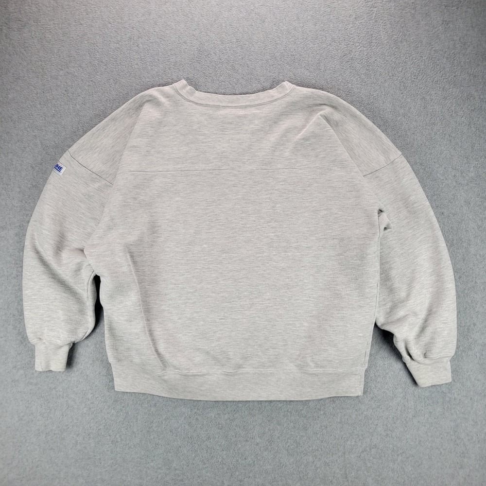 Pro Line Redskins Sweatshirt Mens XL Gray 1991 Vintage V-Neck NFL Pullover - Picture 8 of 11